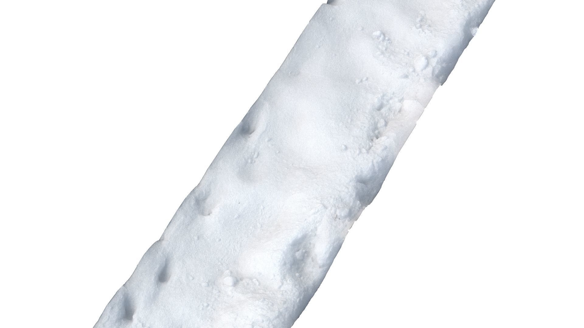 Snow scan 5B Low-poly 3D model_8