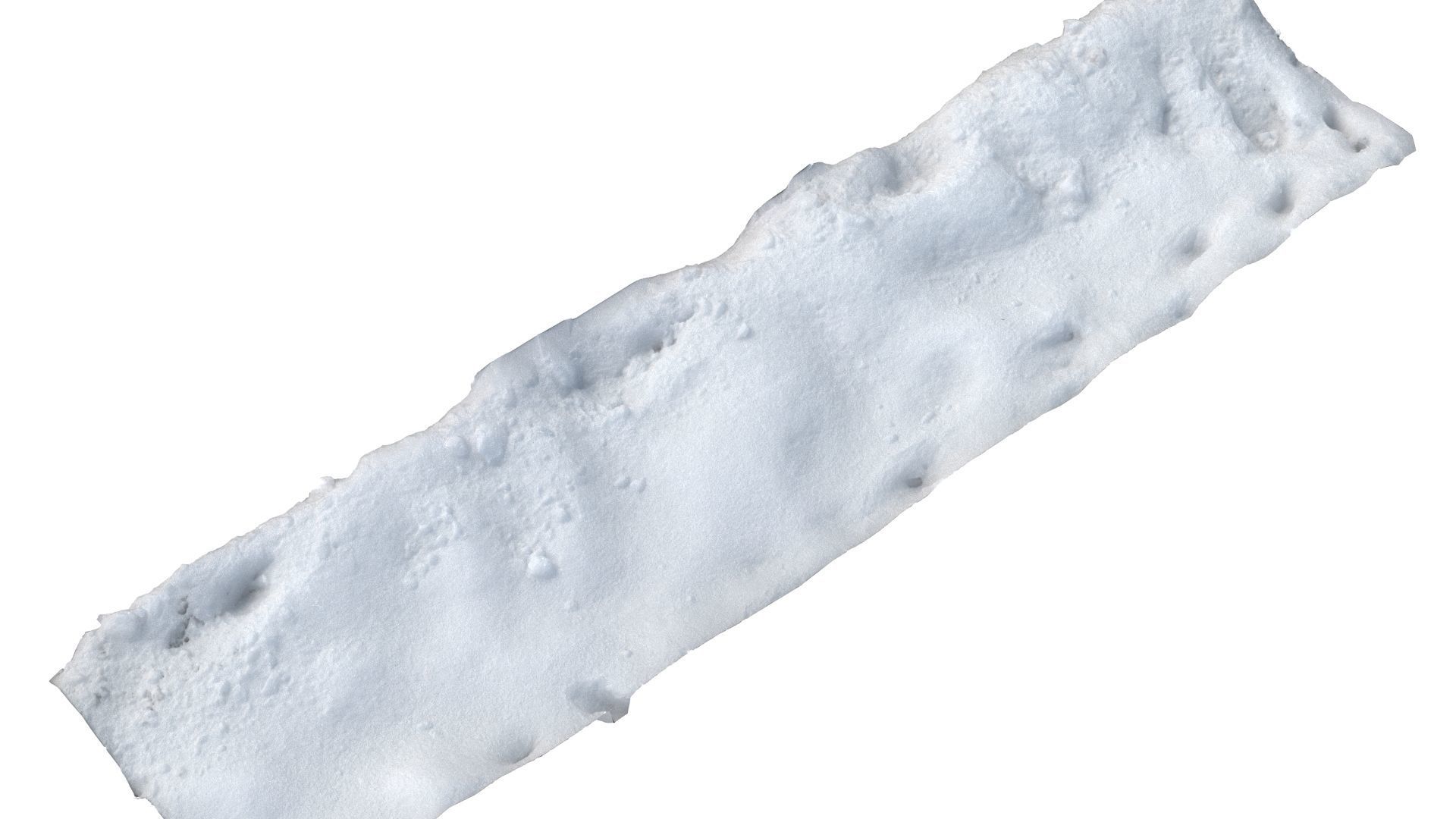 Snow scan 5B Low-poly 3D model_4