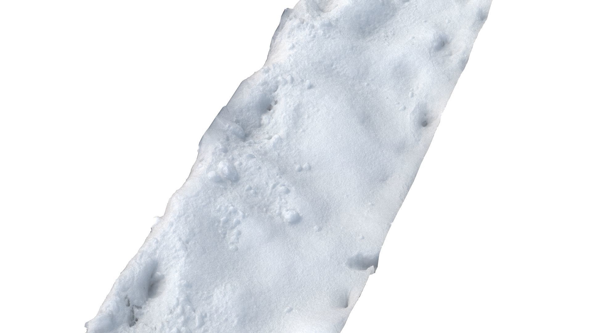 Snow scan 5B Low-poly 3D model_5