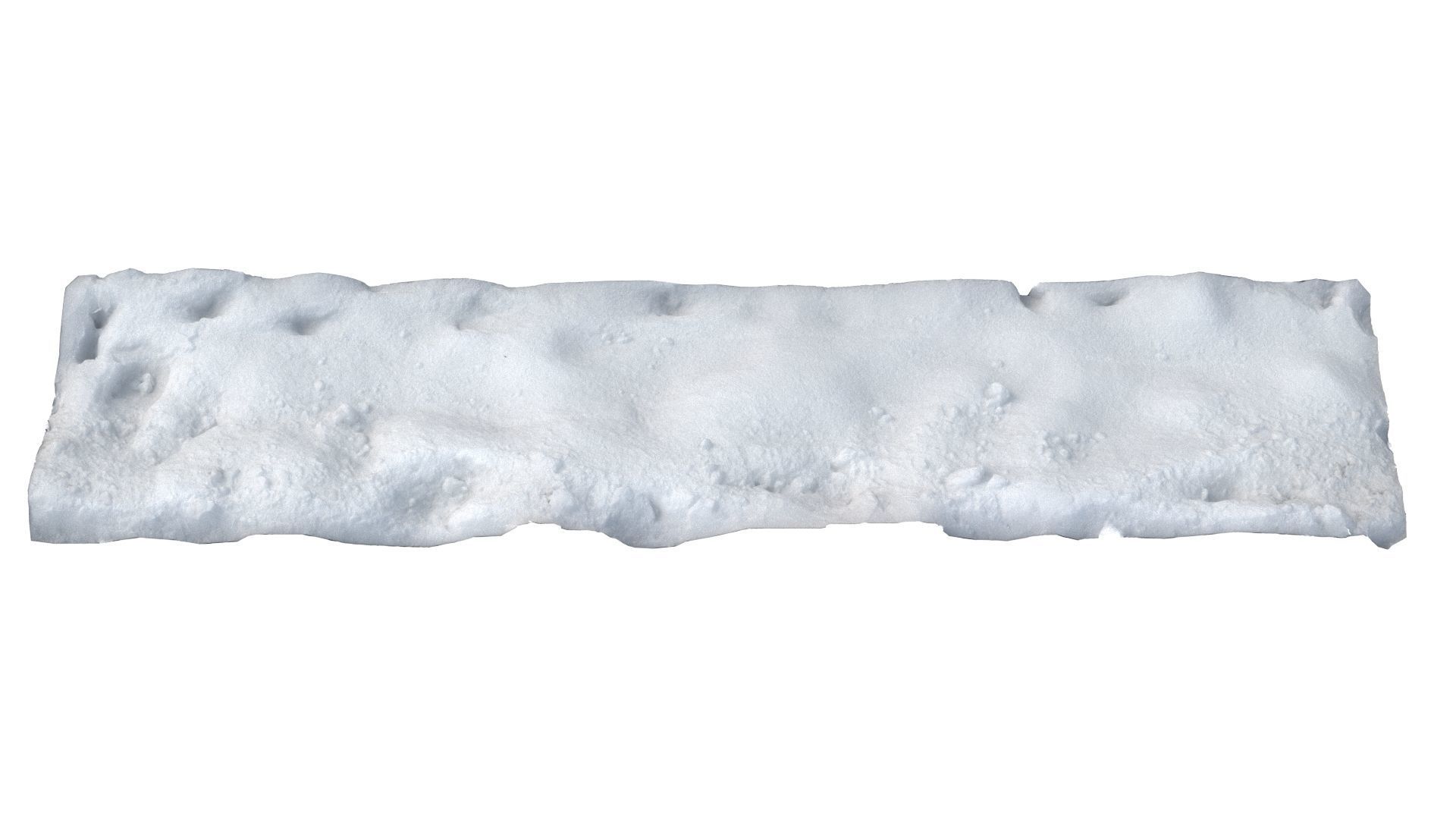 Snow scan 5B Low-poly 3D model_2