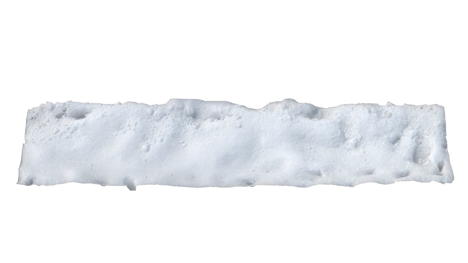 Snow scan 5B Low-poly 3D model_3