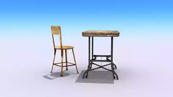 Old Vintage Table Set