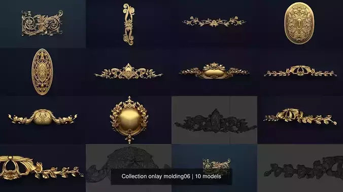 Collection onlay molding06 