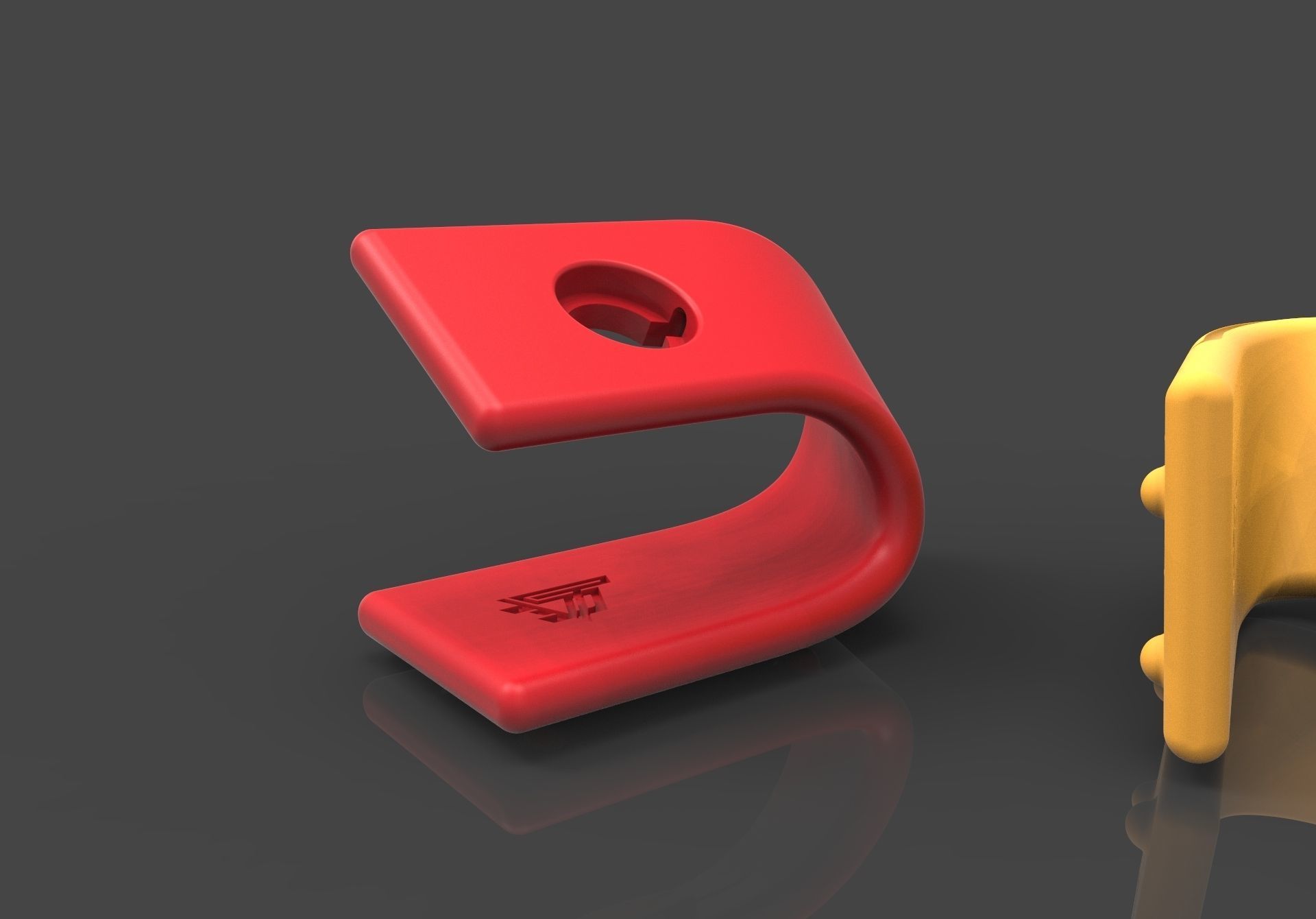 Stand and Charging station for Apple watch seies 2 and 3 3D print model_4