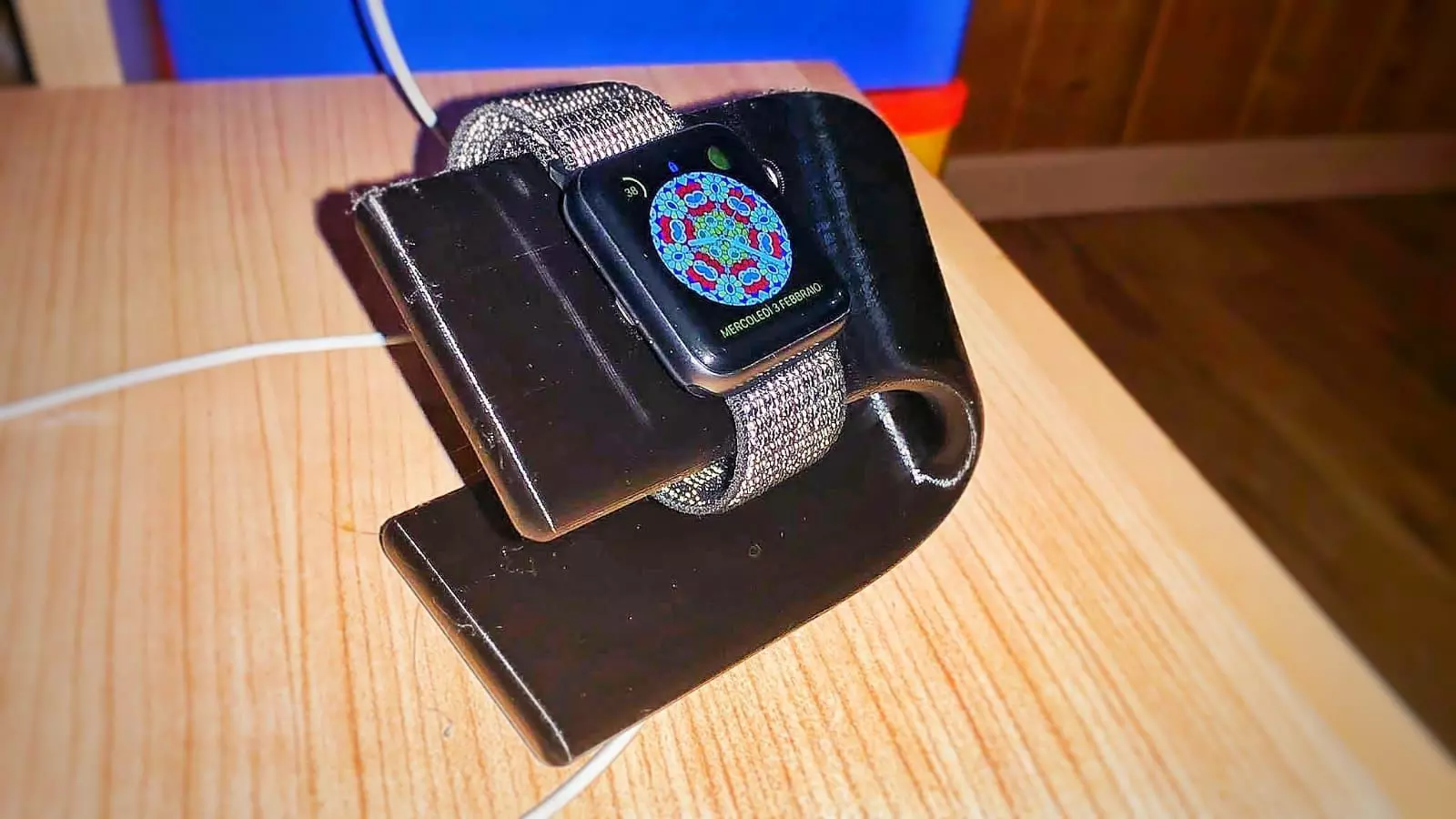 Stand and Charging station for Apple watch seies 2 and 3 3D print model_0