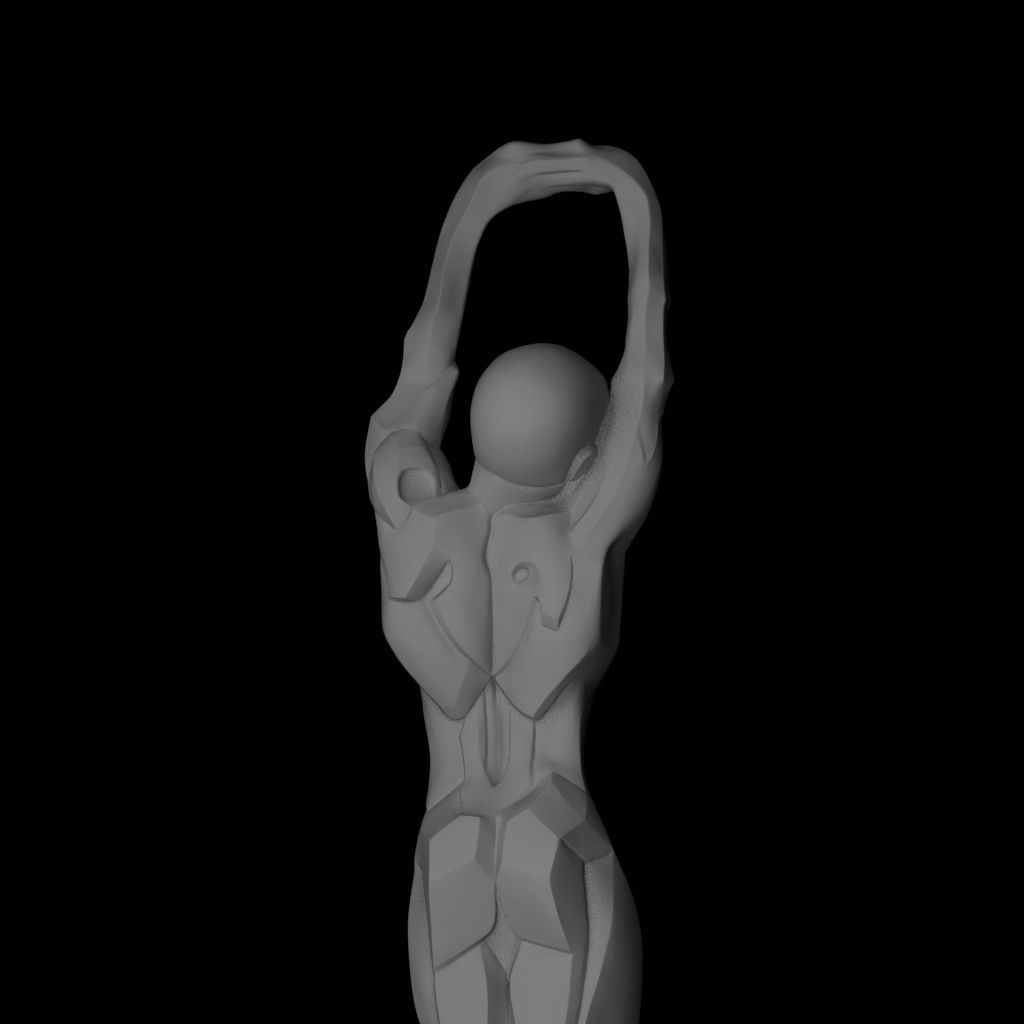 Female Planes of the Body - John Asaro 3D model_2