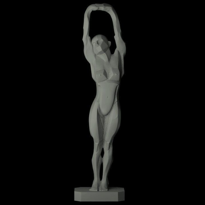 Female Planes of the Body - John Asaro 3D model_6