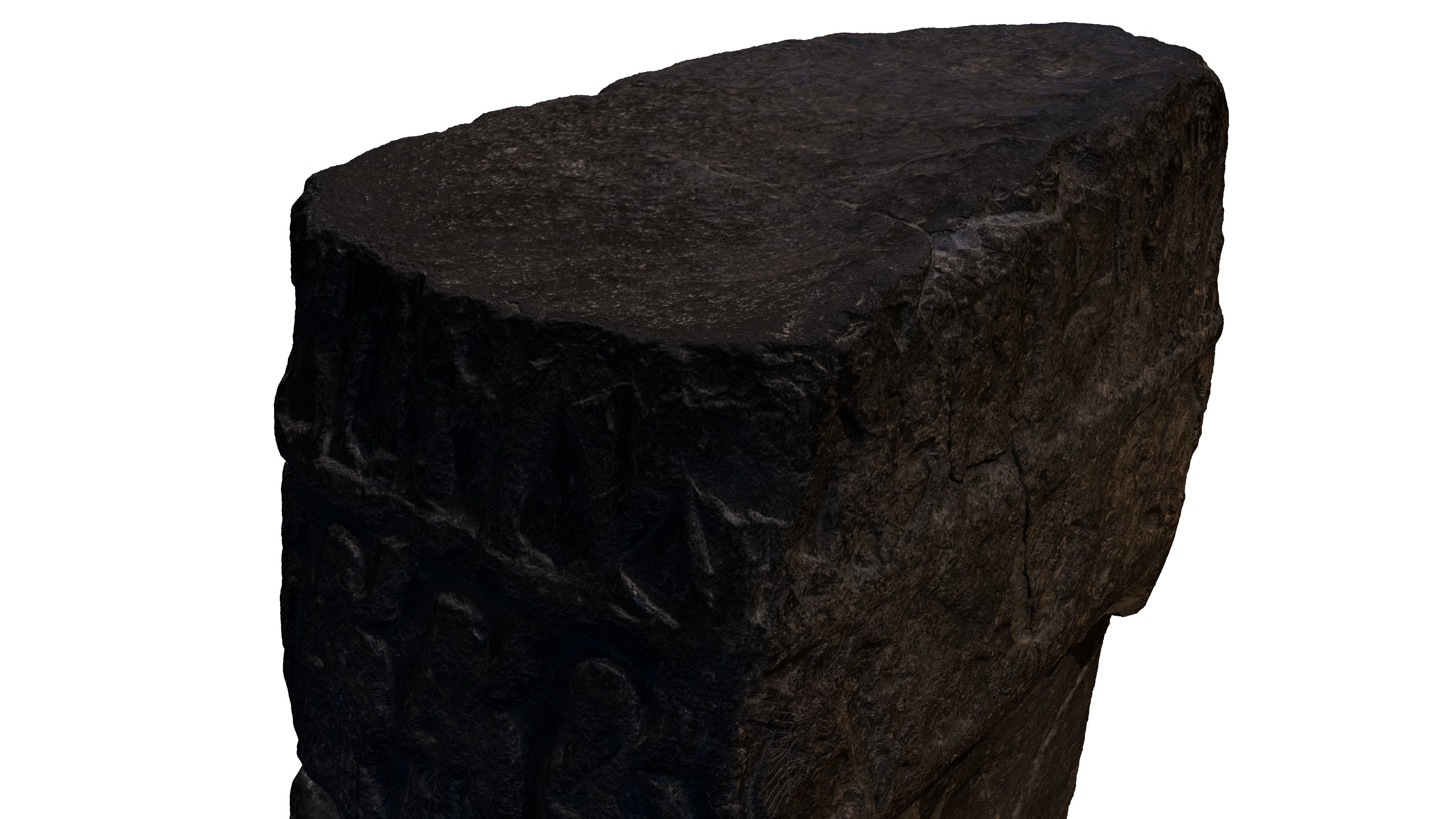 ASSYRIAN - VICTORY STELE OF SARGON KING OF AKKAD Low-poly 3D model_10