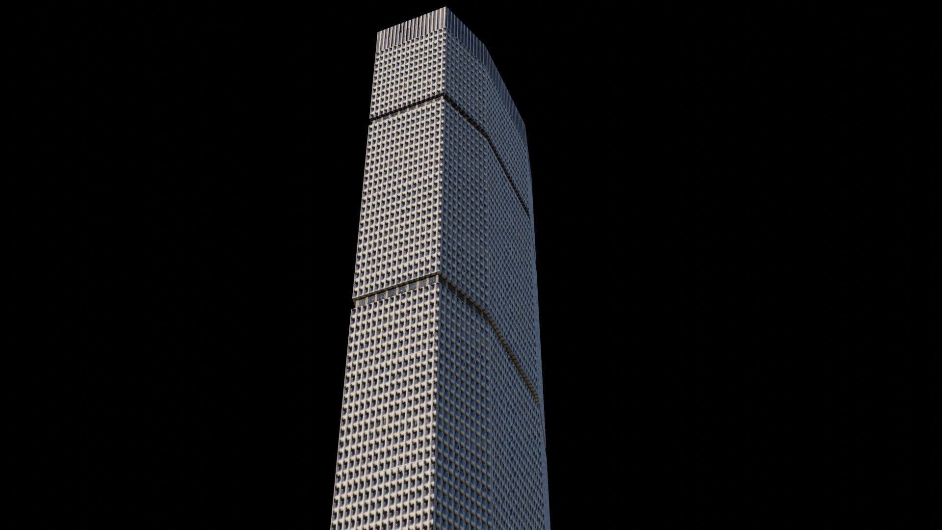 MetLife Building - NYC Low-poly 3D model_1