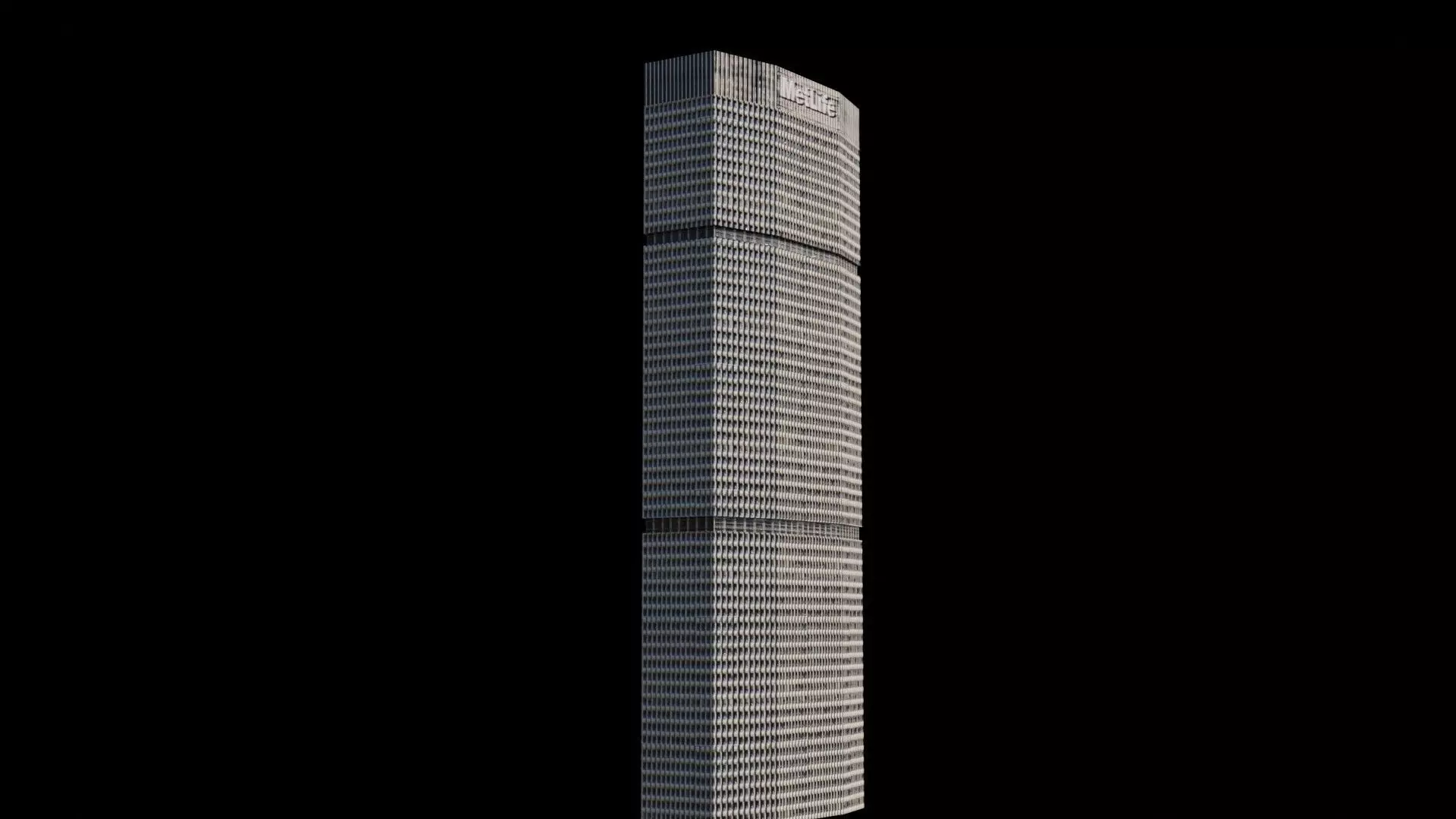 MetLife Building - NYC Low-poly 3D model_0