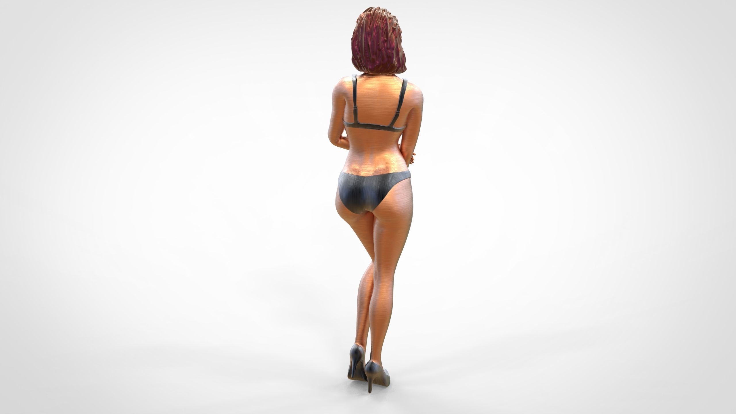 C2 10 figures attractive woman 3D Model Collection_89