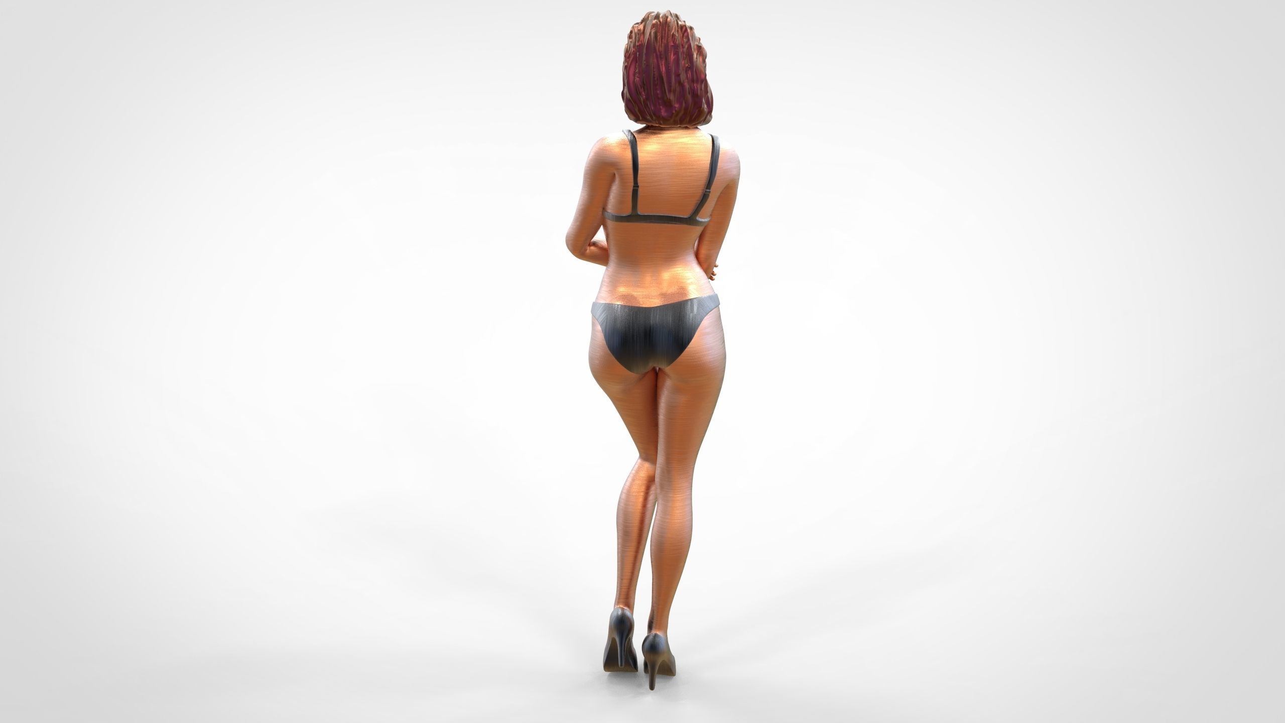 C2 10 figures attractive woman 3D Model Collection_22