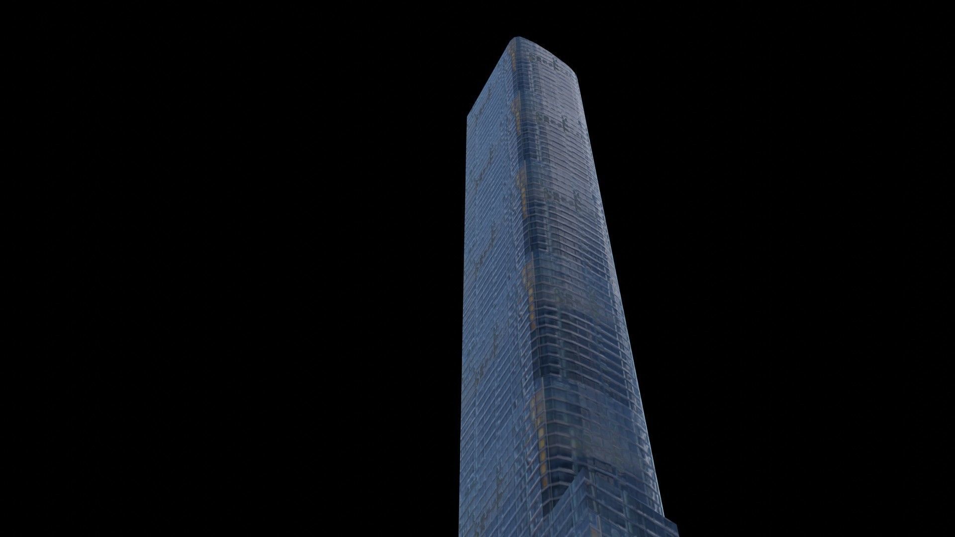 50 West Street - NYC Low-poly 3D model_1