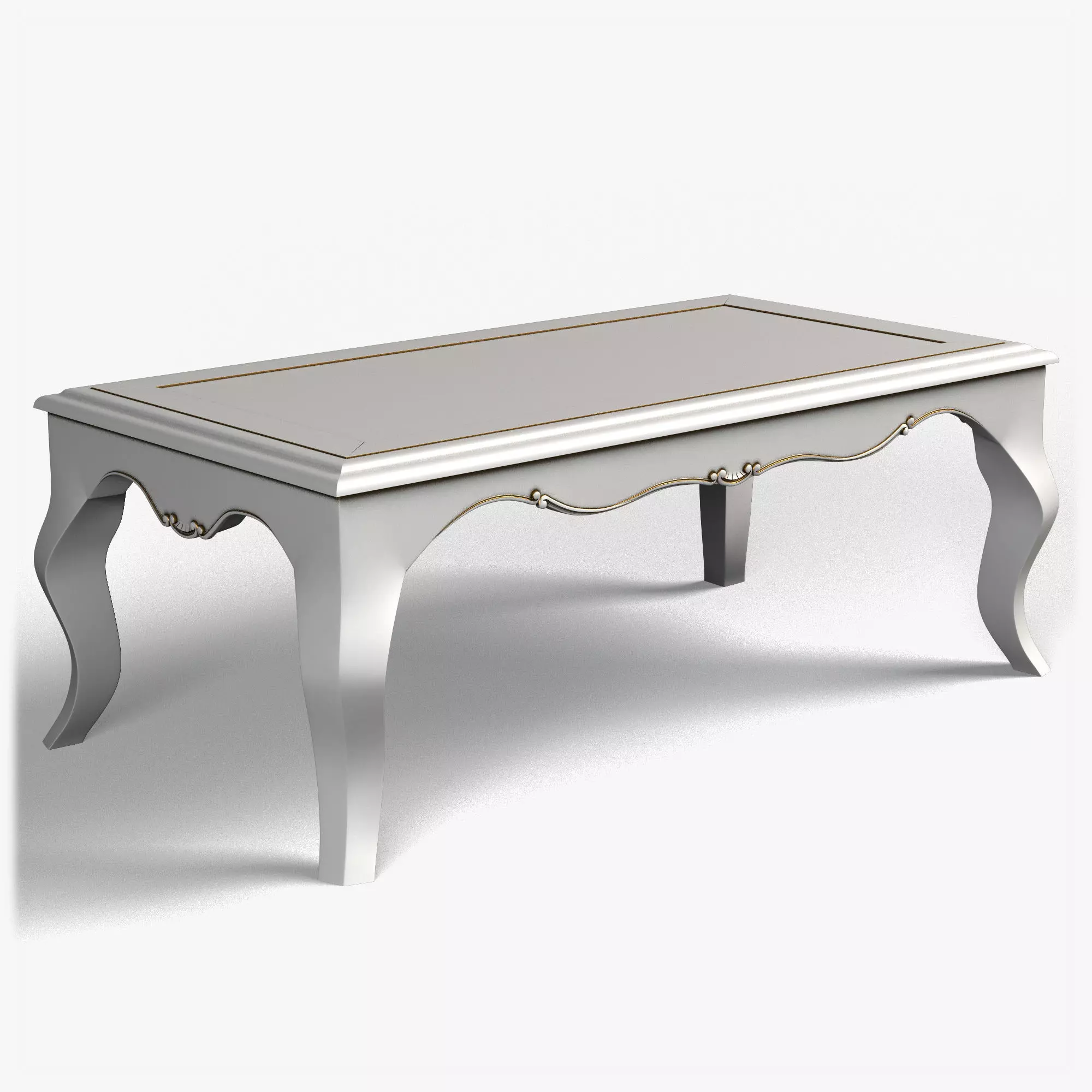 Table0003 cabinet with wooden frame 3D model_0