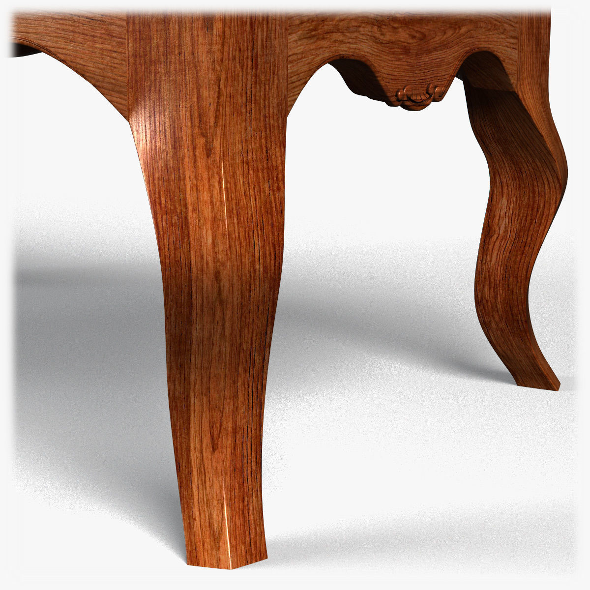 Table0003 cabinet with wooden frame 3D model_16