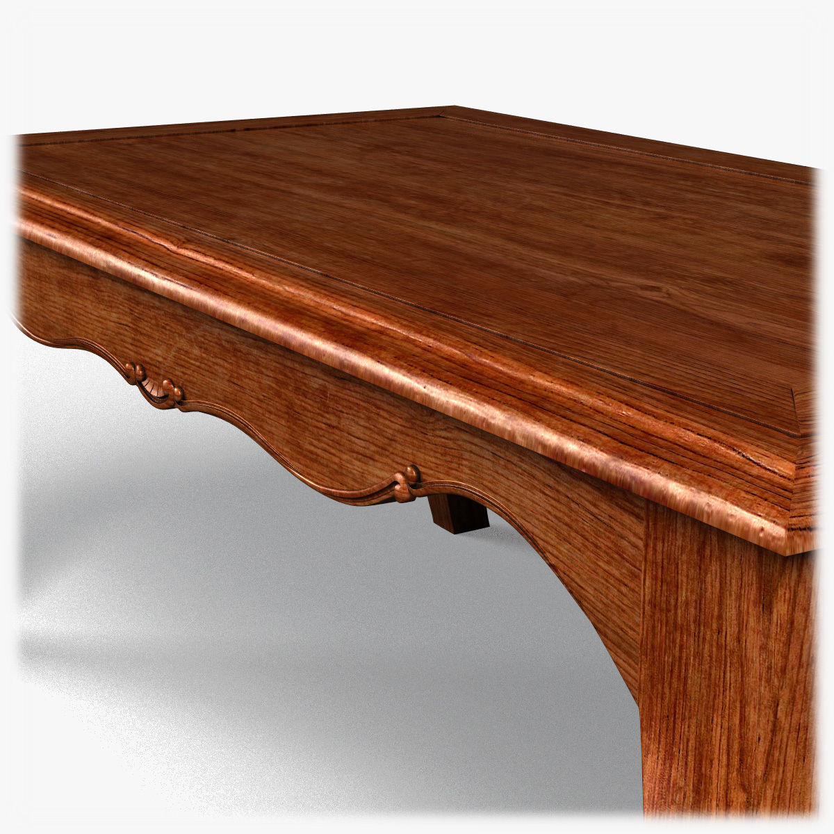 Table0003 cabinet with wooden frame 3D model_15