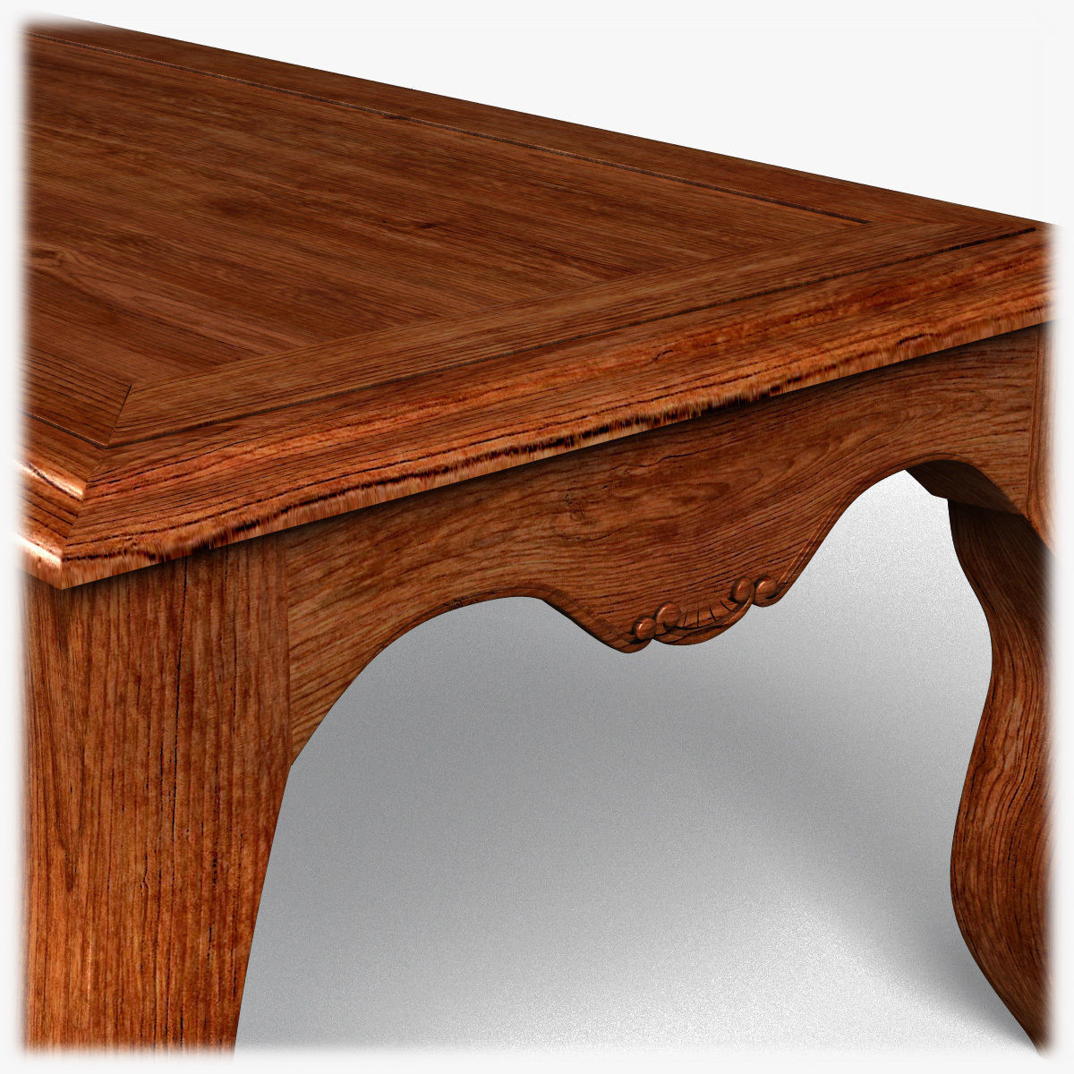Table0003 cabinet with wooden frame 3D model_14