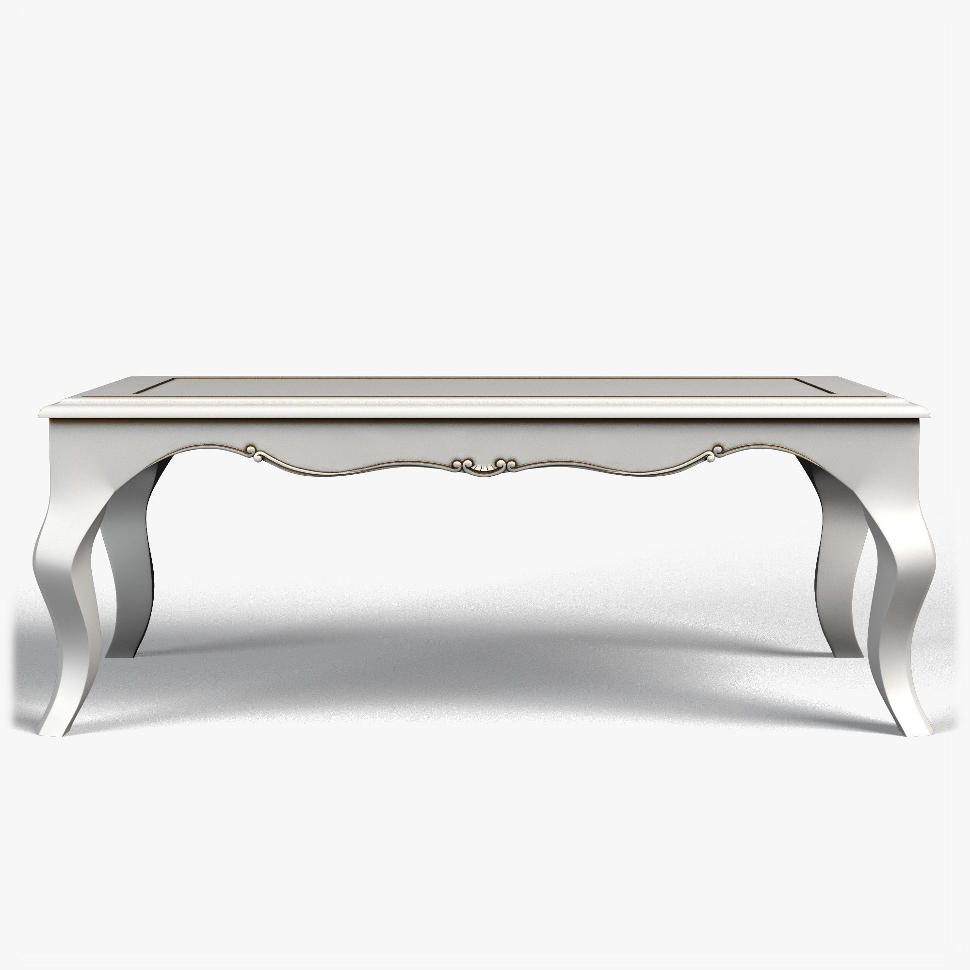 Table0003 cabinet with wooden frame 3D model_2