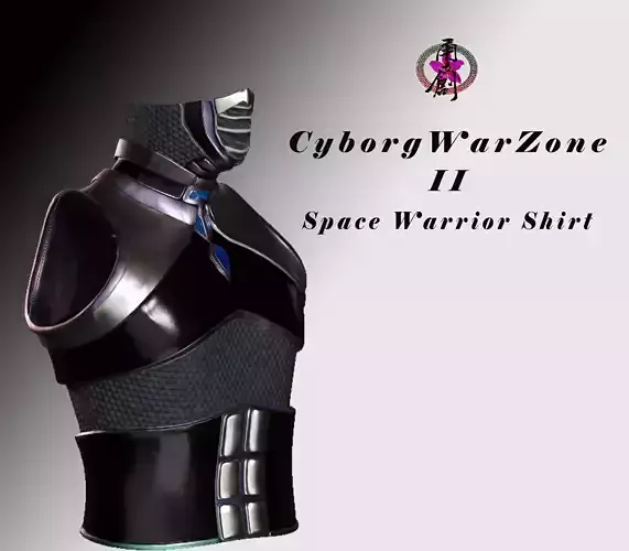 Cyborg Warzone - Space Warrior Shirt Low-poly 3D model