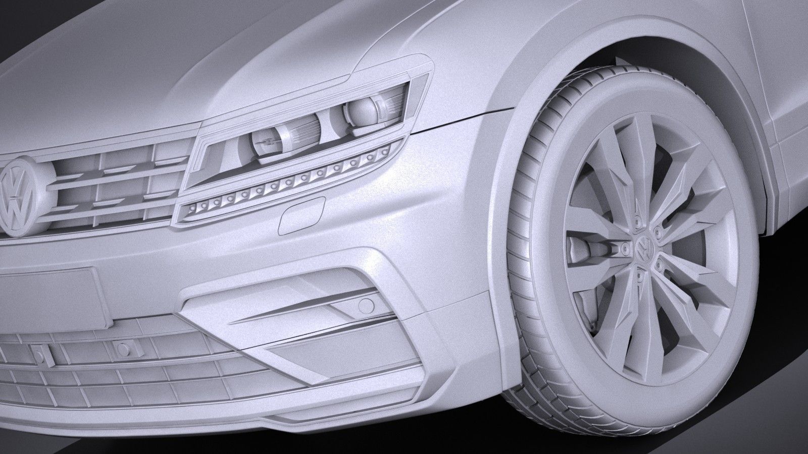 Volkswagen Tiguan R 2017 3D model_9