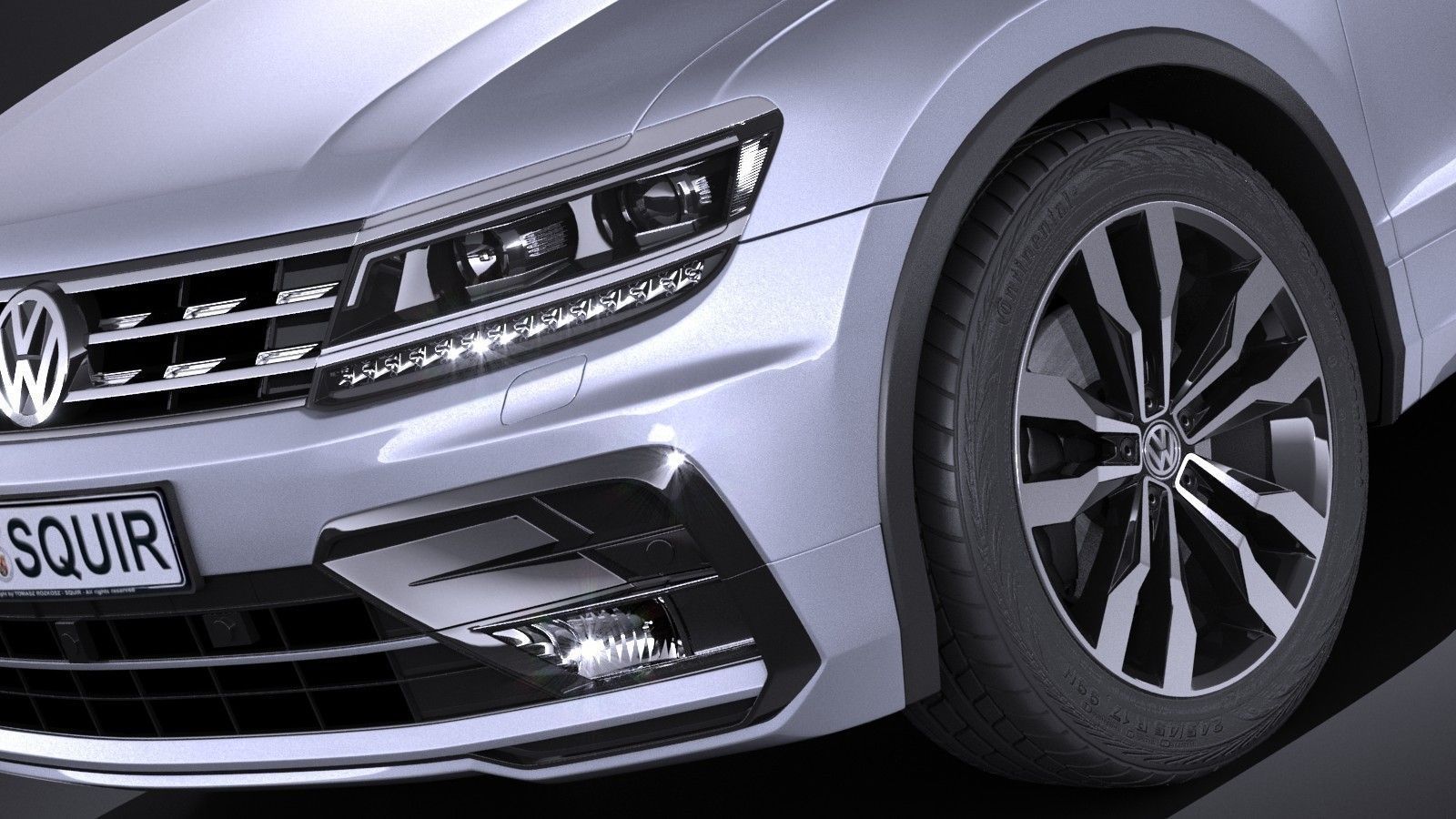 Volkswagen Tiguan R 2017 3D model_2