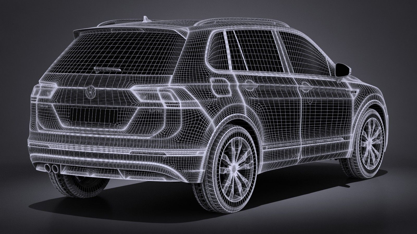 Volkswagen Tiguan R 2017 3D model_13