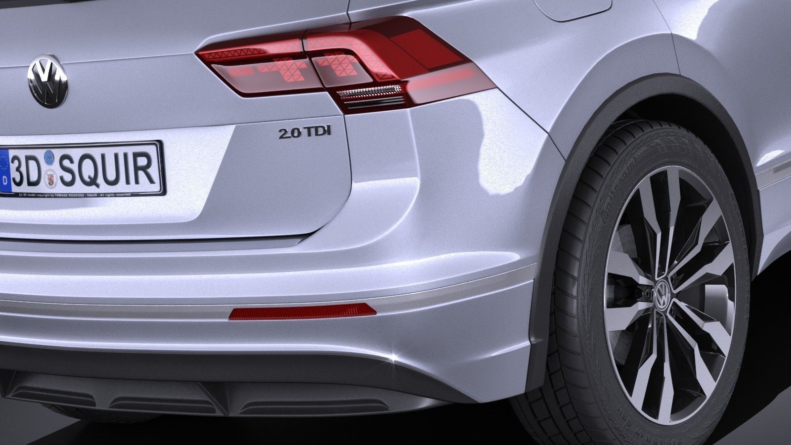 Volkswagen Tiguan R 2017 3D model_3