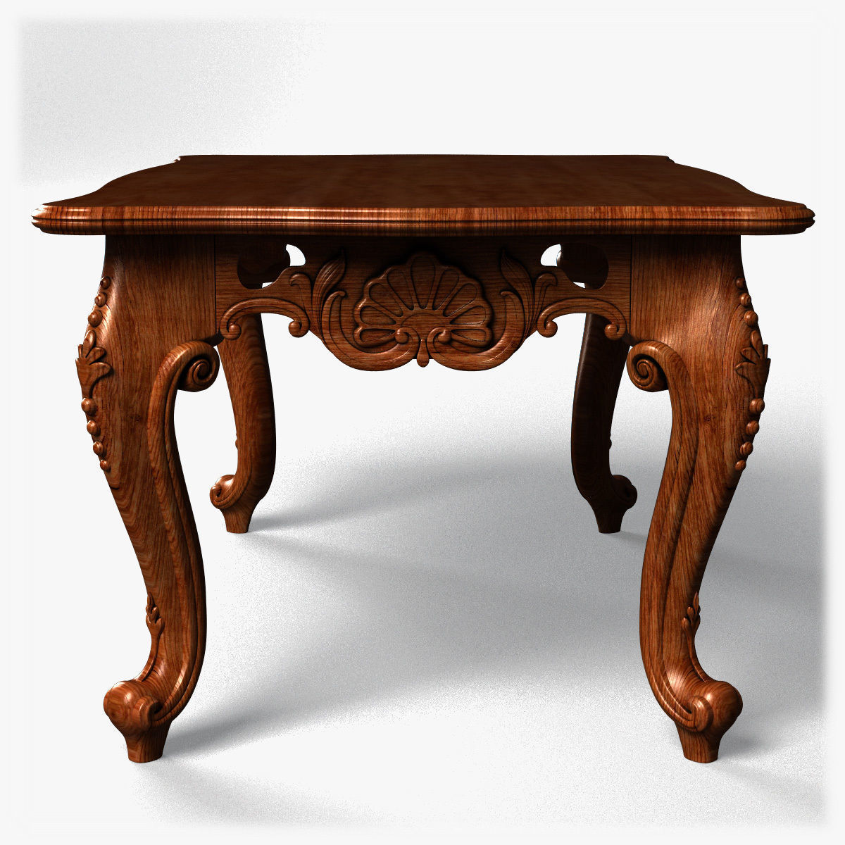Table0006 ornate coffee table 3D model_11