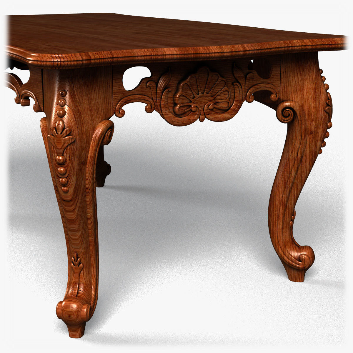 Table0006 ornate coffee table 3D model_12