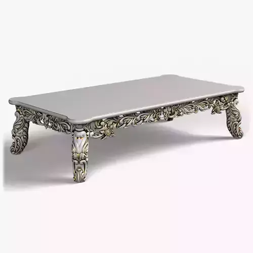 Table0007 ornate coffee table