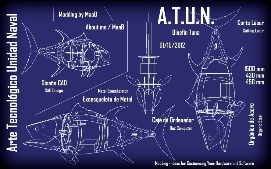 ATUN - Bluefin Tuna 3D print model_7