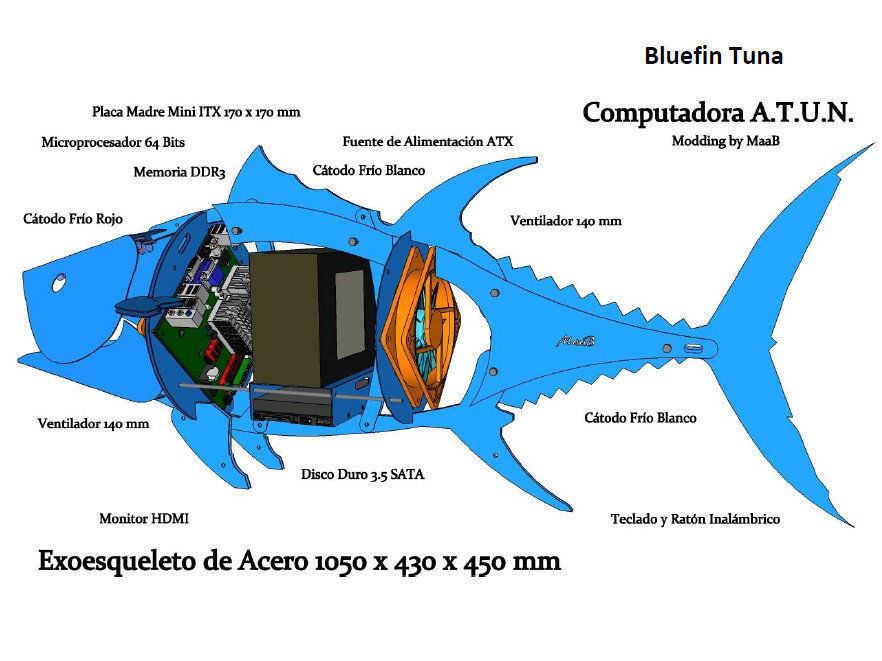 ATUN - Bluefin Tuna 3D print model_4