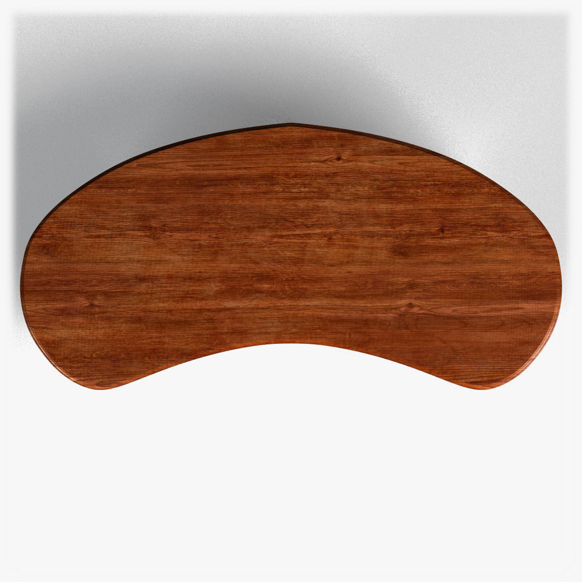 Table0014 desk with drawers and oval shape 3D model_9