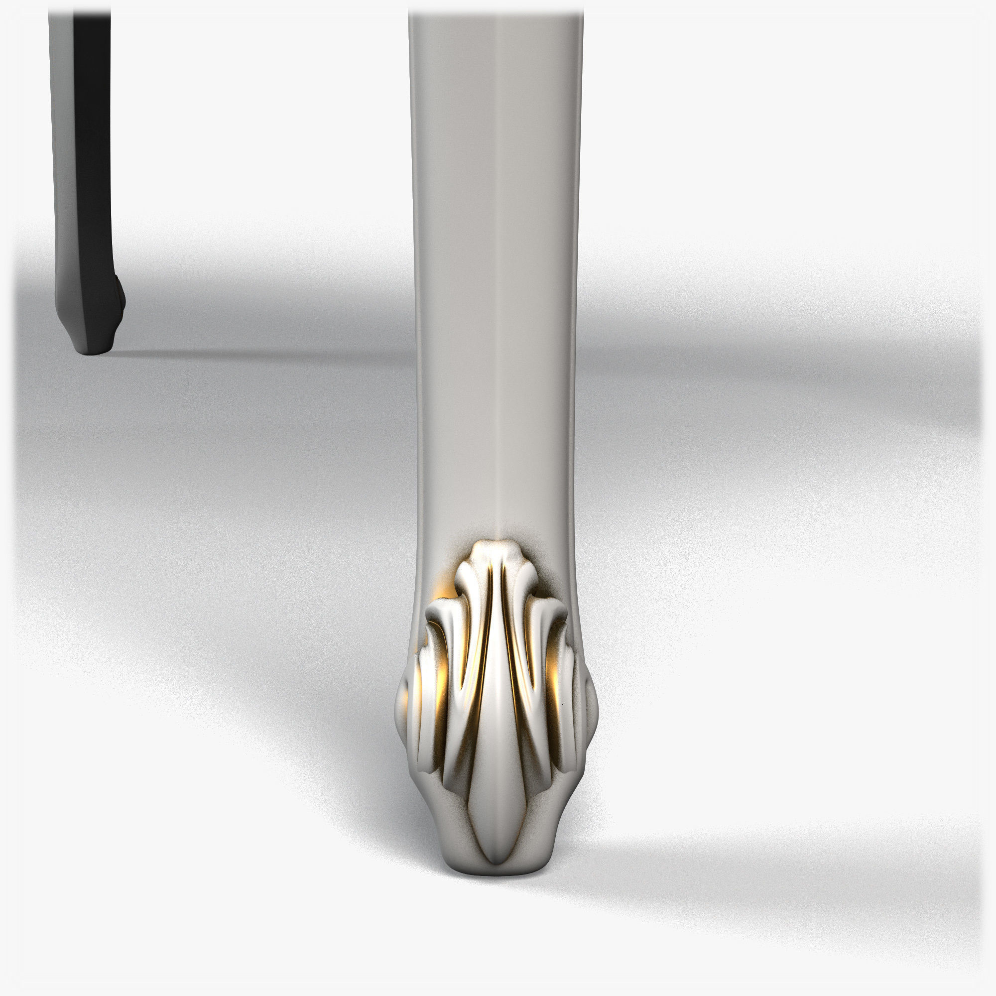 Table0015 ornate dining table 3D model_7