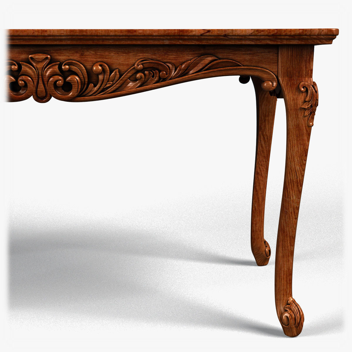 Table0015 ornate dining table 3D model_13