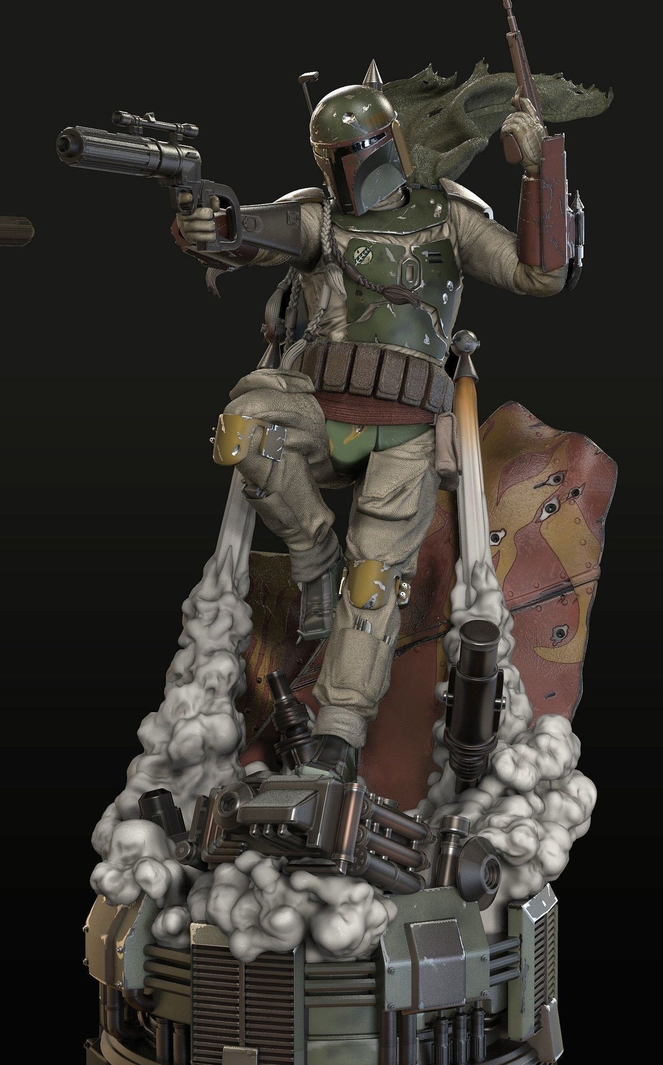 Boba Fett from Star Wars 3D print model_8