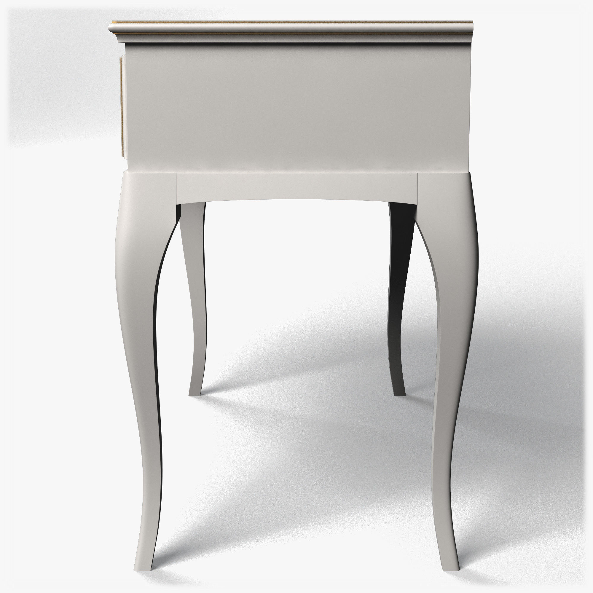 Table0016 console table with drawers 3D model_3