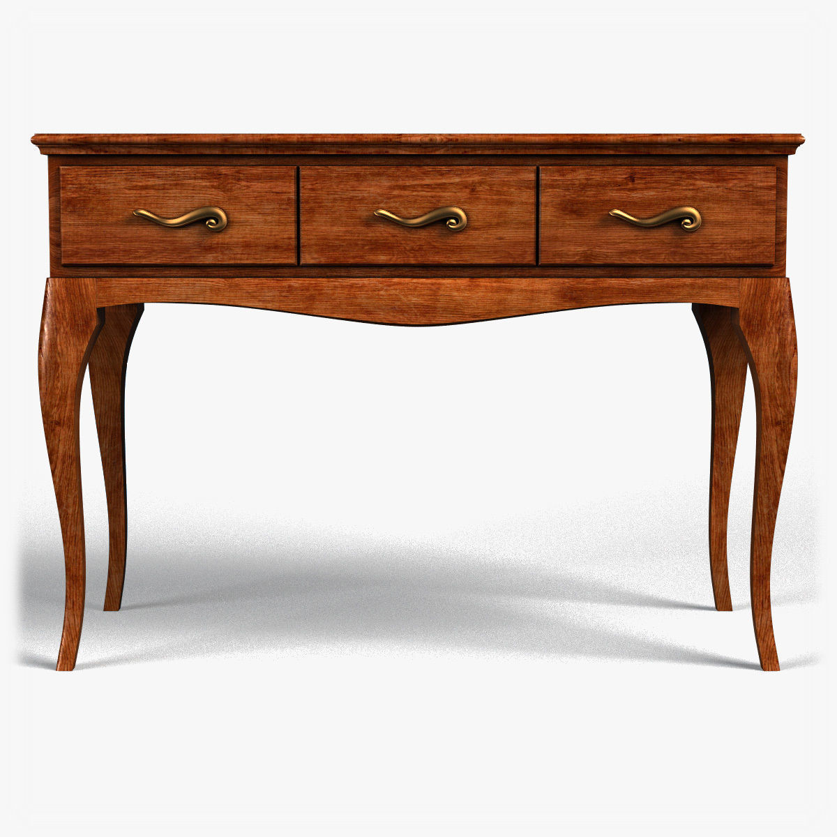 Table0016 console table with drawers 3D model_10