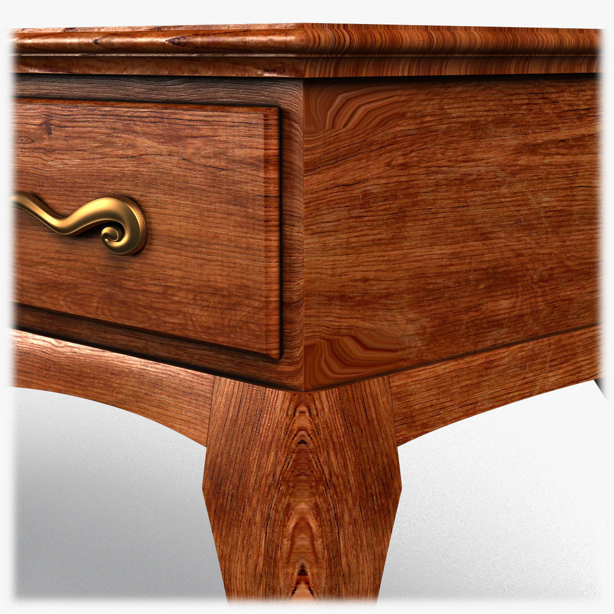 Table0016 console table with drawers 3D model_14