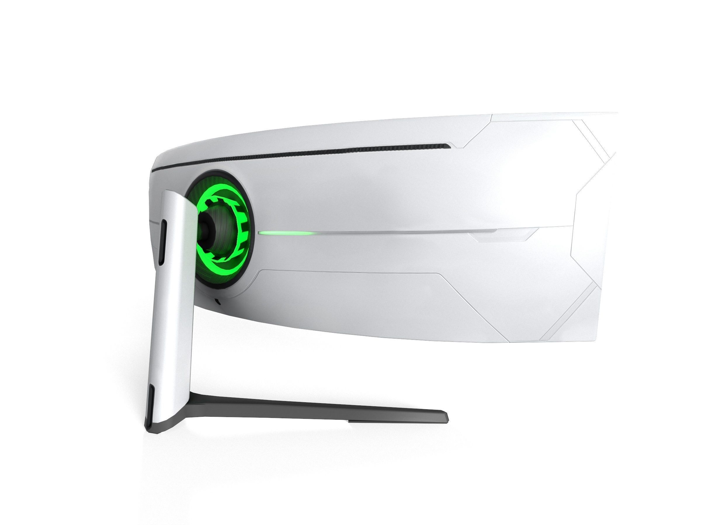 Samsung Odssey Neo G9 49inch curved gaming Monitor Low-poly 3D model_7