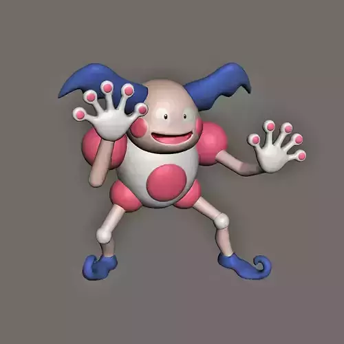 MR MIME POKEMON FANART MODEL