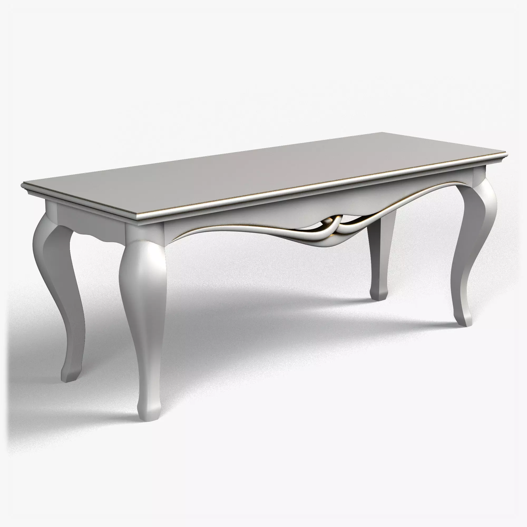 Table0018 gold coffee table 3D model
