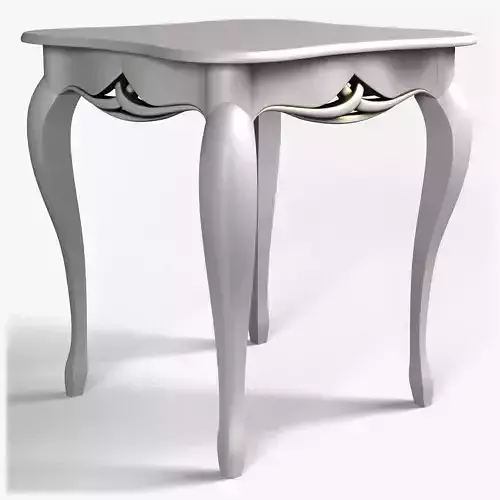 Table0019 side table with gold trim