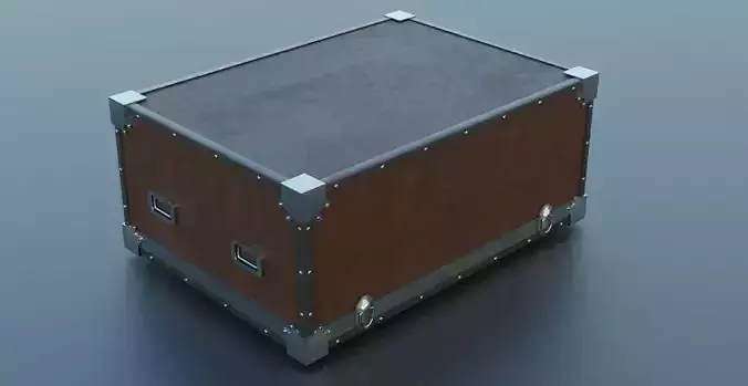 Flight Case 3D Model 3D model