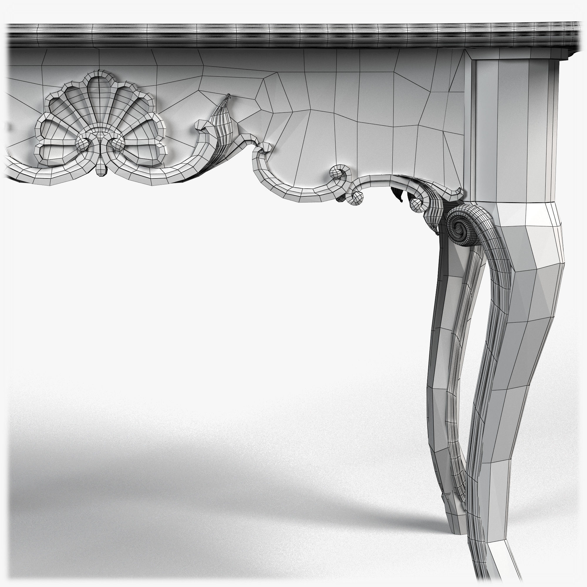 Table0024 ornately carved table 3D model_17