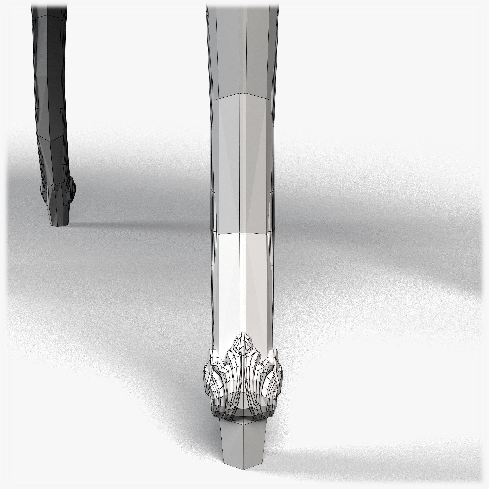 Table0024 ornately carved table 3D model_19