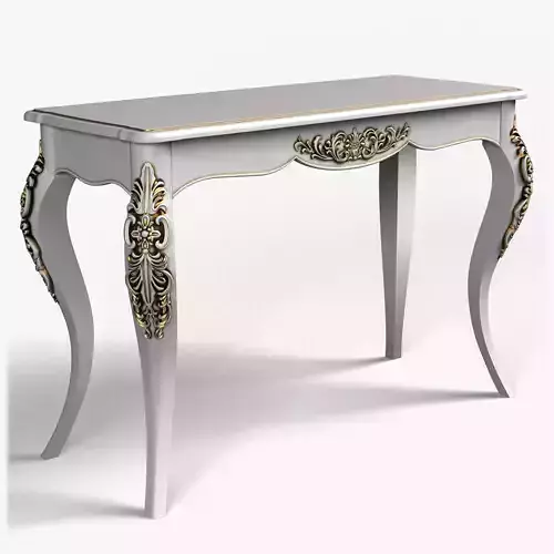 Table0027 ornate console table gold
