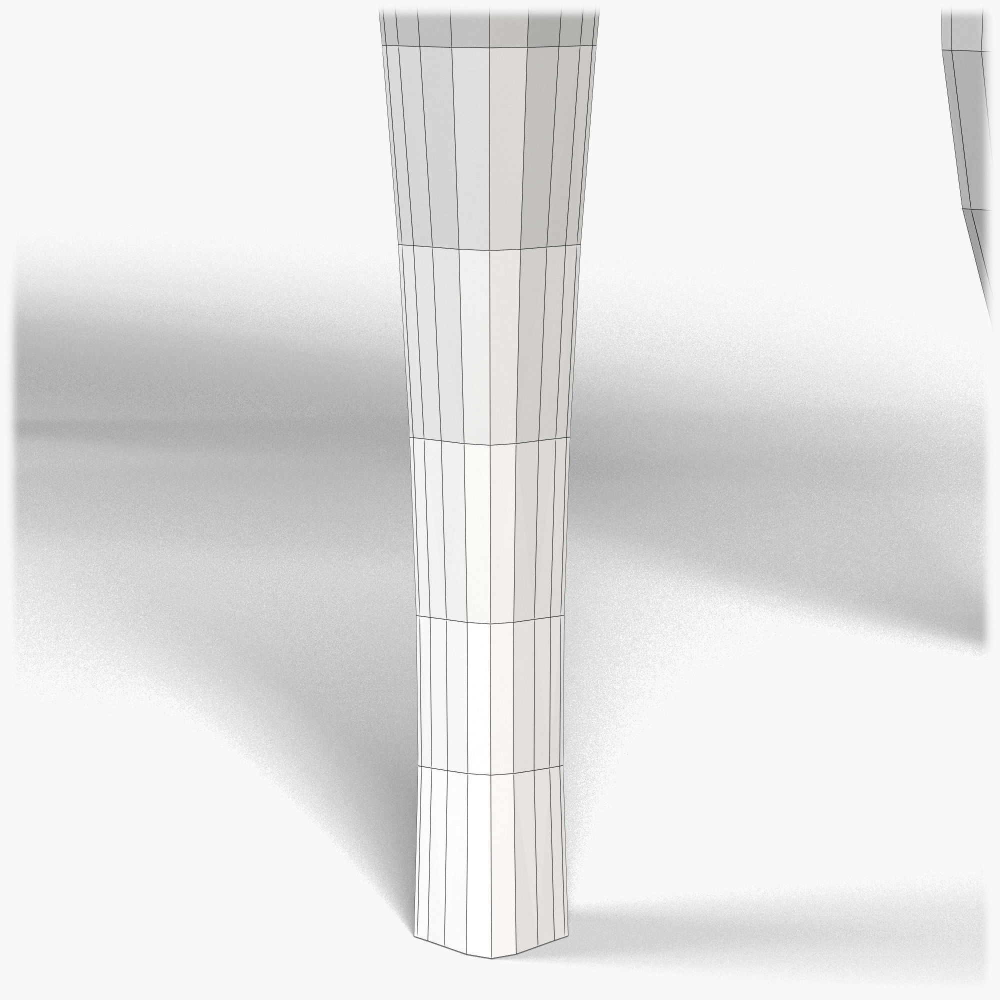 Table0027 ornate console table gold 3D model_19