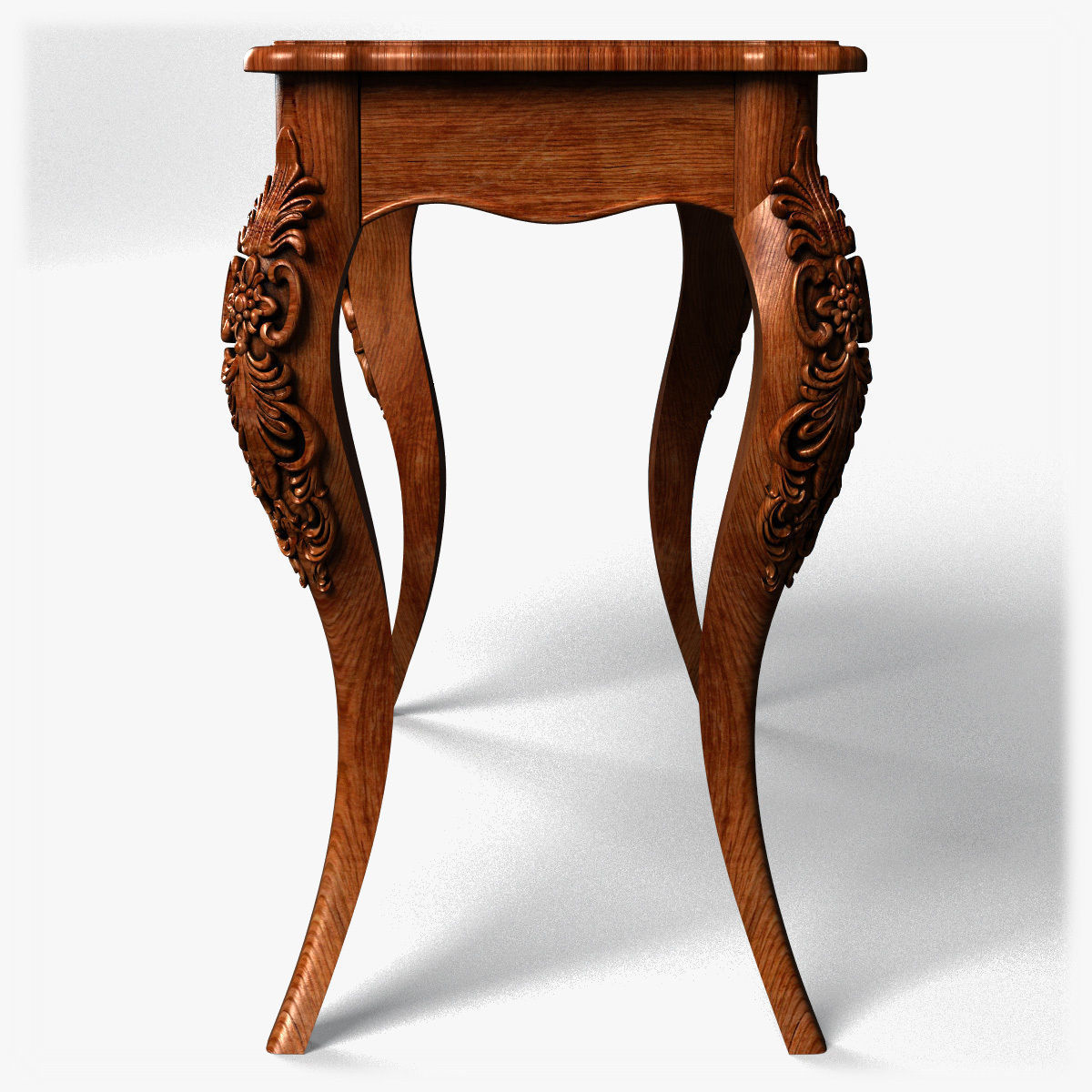 Table0027 ornate console table gold 3D model_11