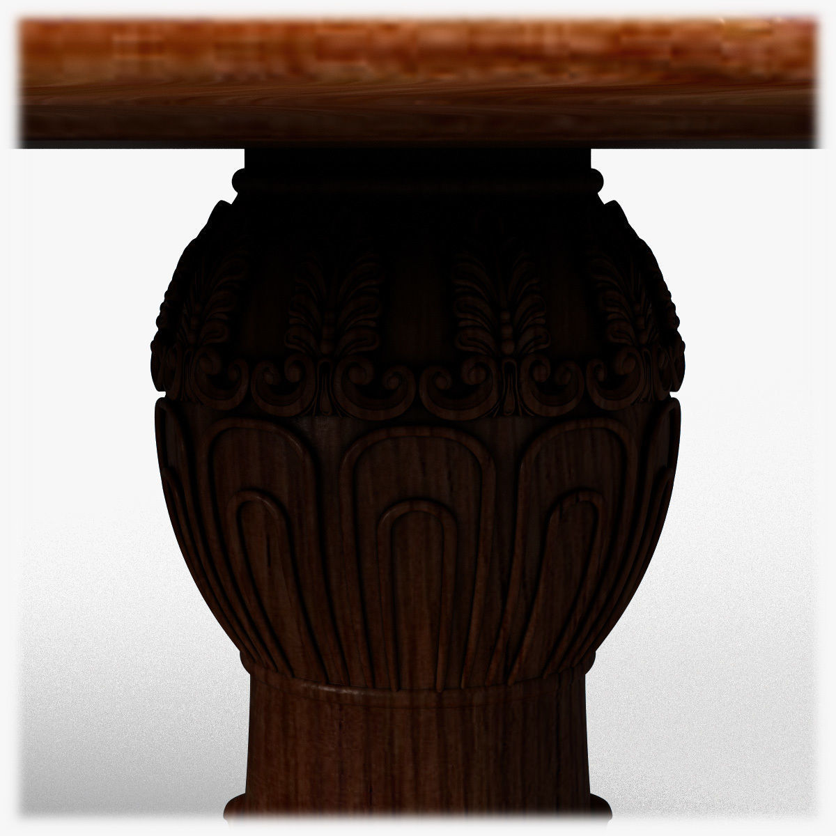Table0031 ornate dining table 3D model_13